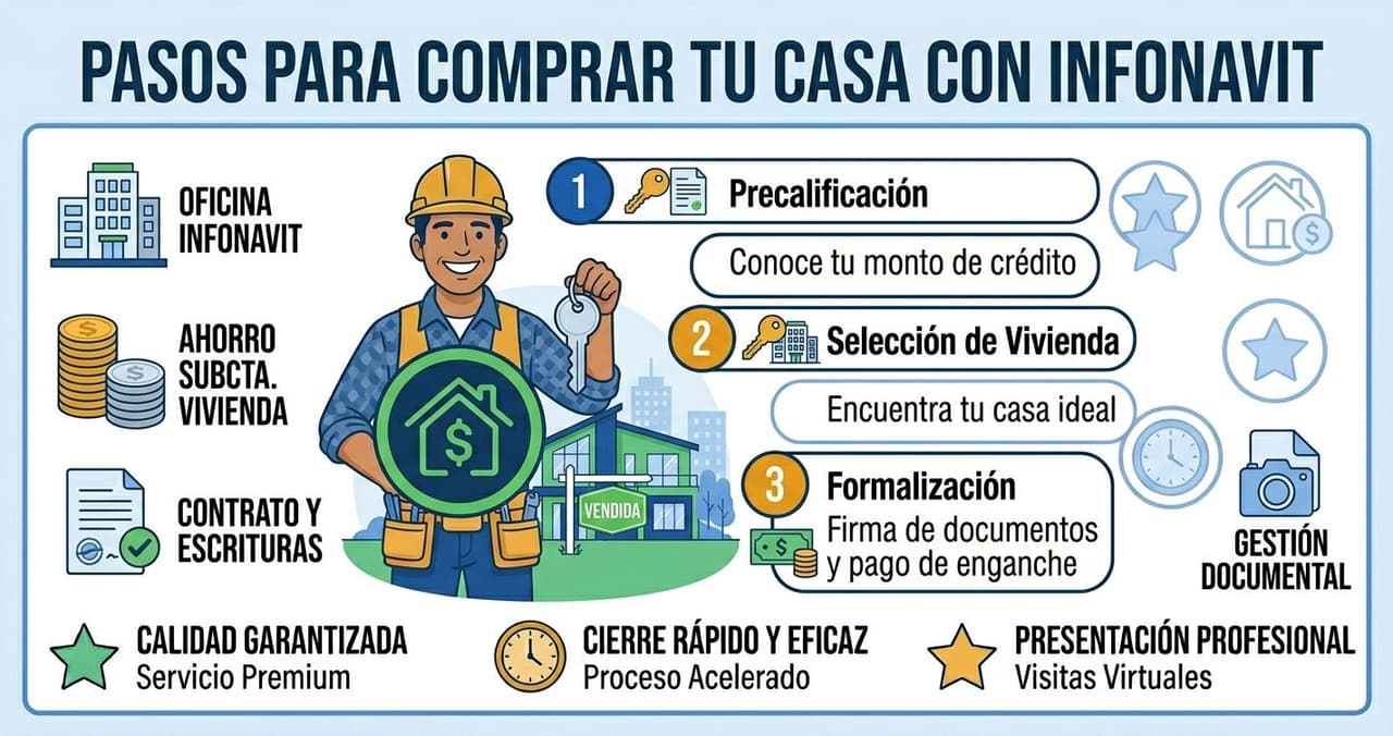 Guía práctica para usar tu Infonavit y comprar casa en 2025